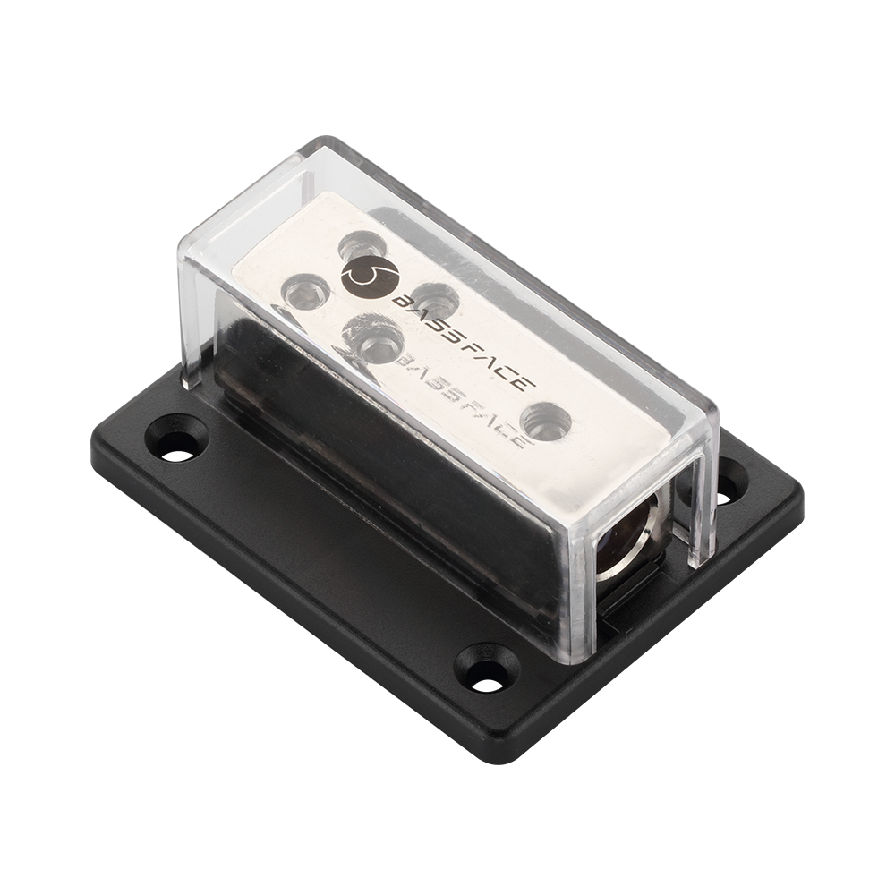 DIS1/4 Nickel Plated Distribution Block - 1x4AWG+4x8AWG