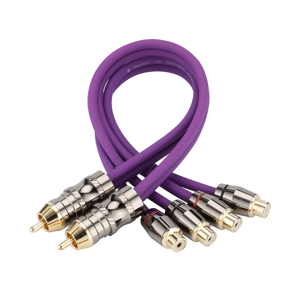 EVO-1M2F EVO Twisted Pair Shielded OFC RCA Y Lead - 1M 2F