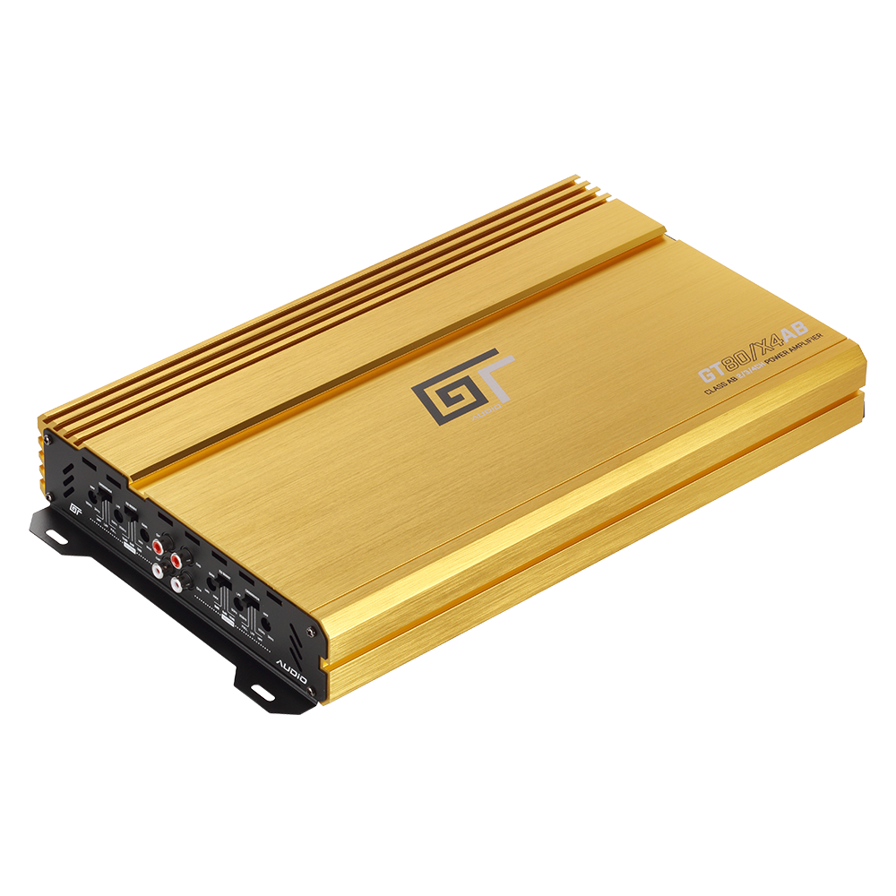 GT Audio GT-80/x4AB Class AB 4/3/2 Channel Full Range Amplifier 440w RMS