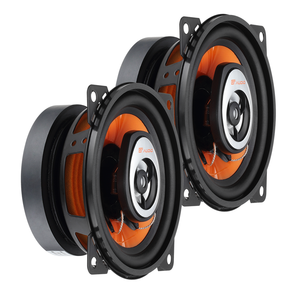 GT Audio GT-FR42 4" 10cm 2-Way Coaxial Speakers 2x60W RMS Pair