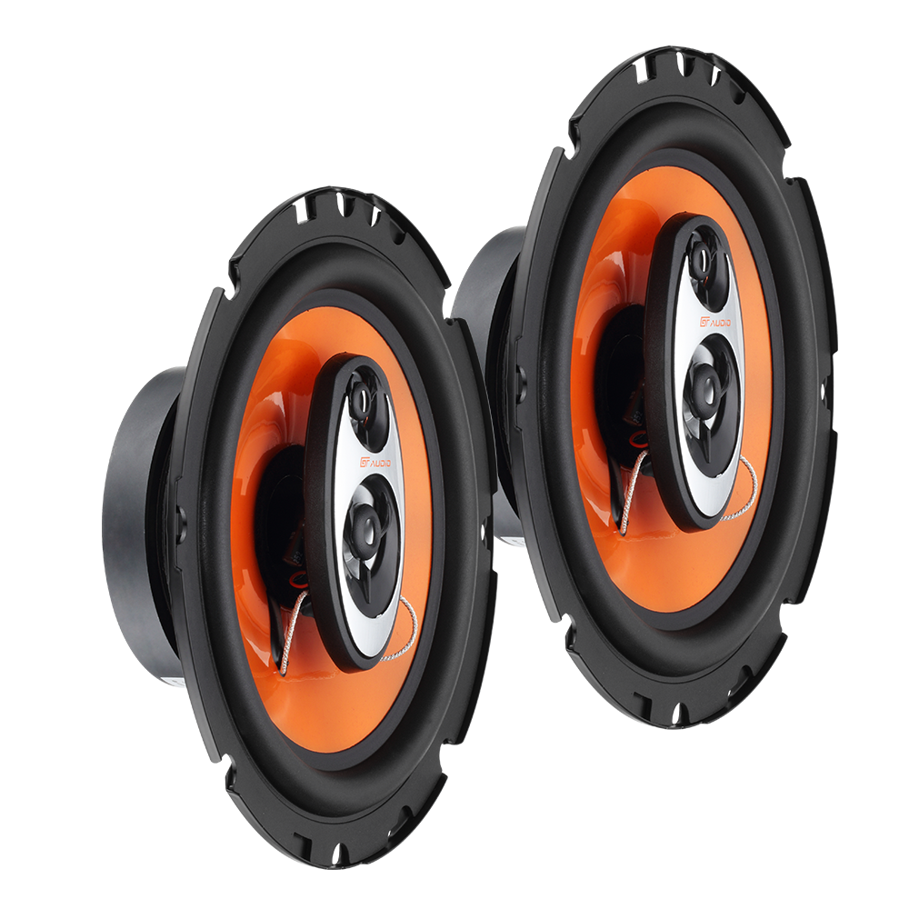 GT Audio GT-FR653 6.5" 16.5cm 3-Way Coaxial Speakers 2x70W RMS Pair