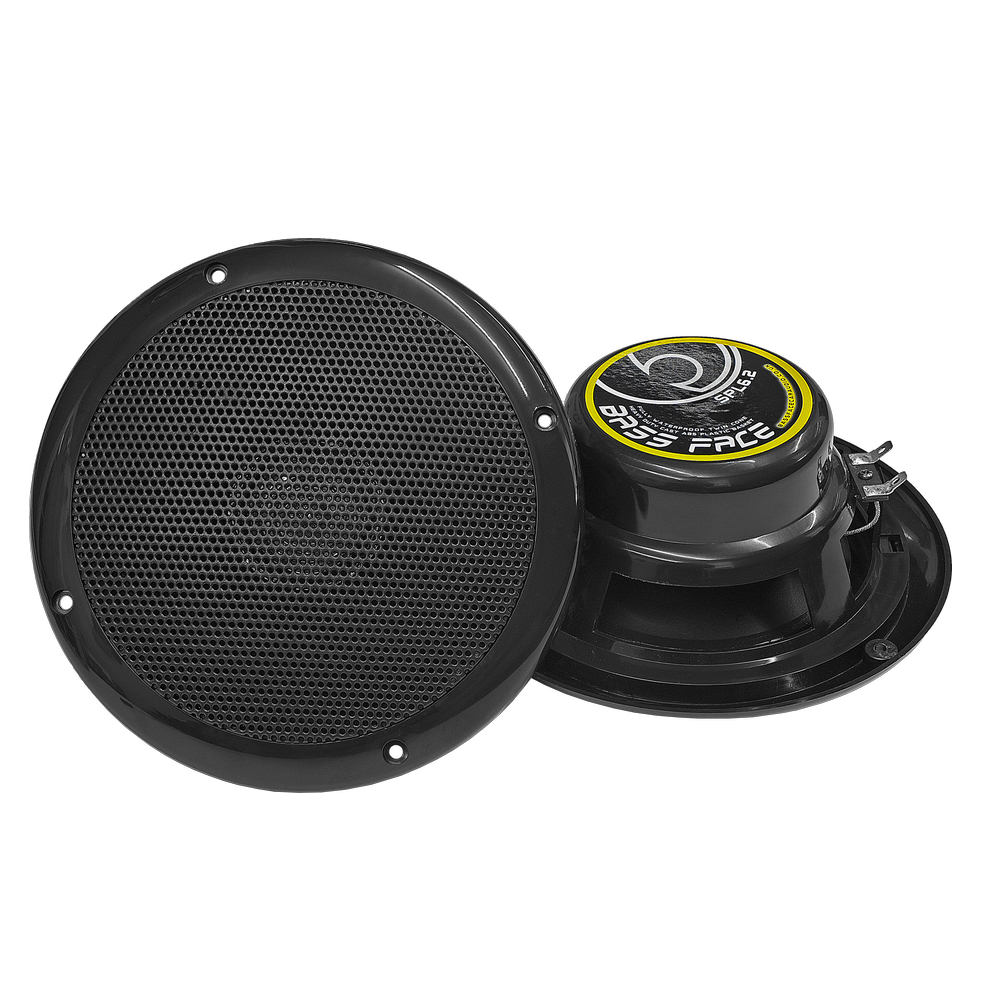 thumbnail image 2 of Pair Of Enrock EM265C 6.5-Inch 180-Watt Marine Loudspeakers – Water-Resistant, Charcoal Color 2 of 5