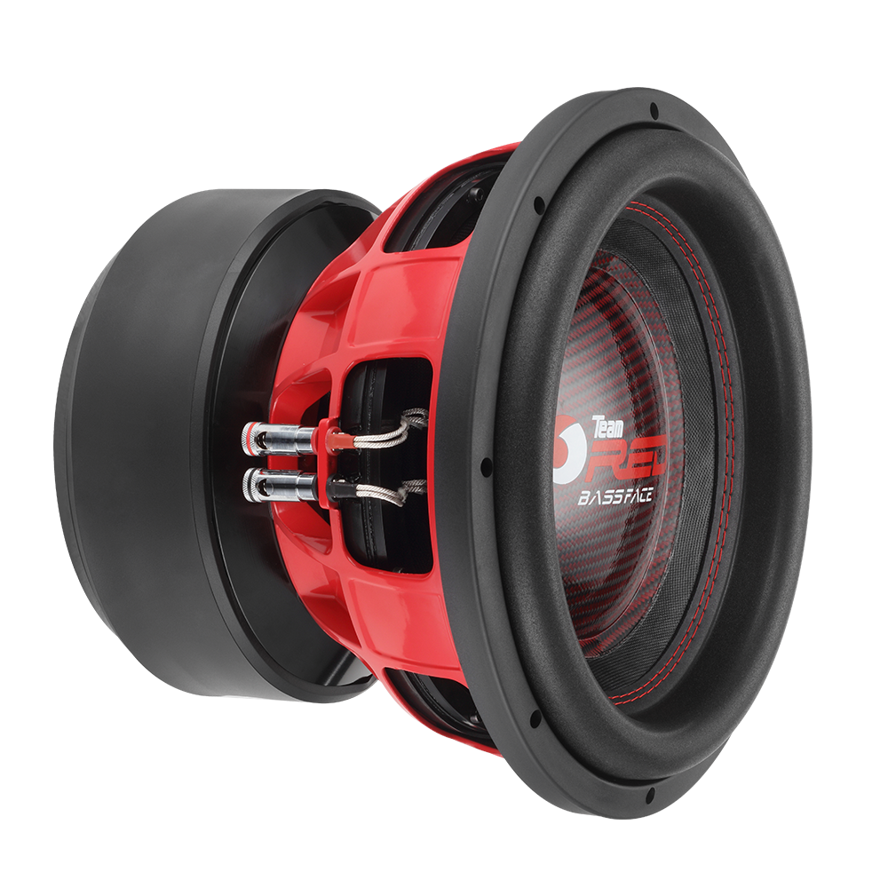 Team RED12/2 12" 30cm 2x2Ohm DVC Wide Excursion Competition Subwoofer 3500W RMS (Ported Enclosures)